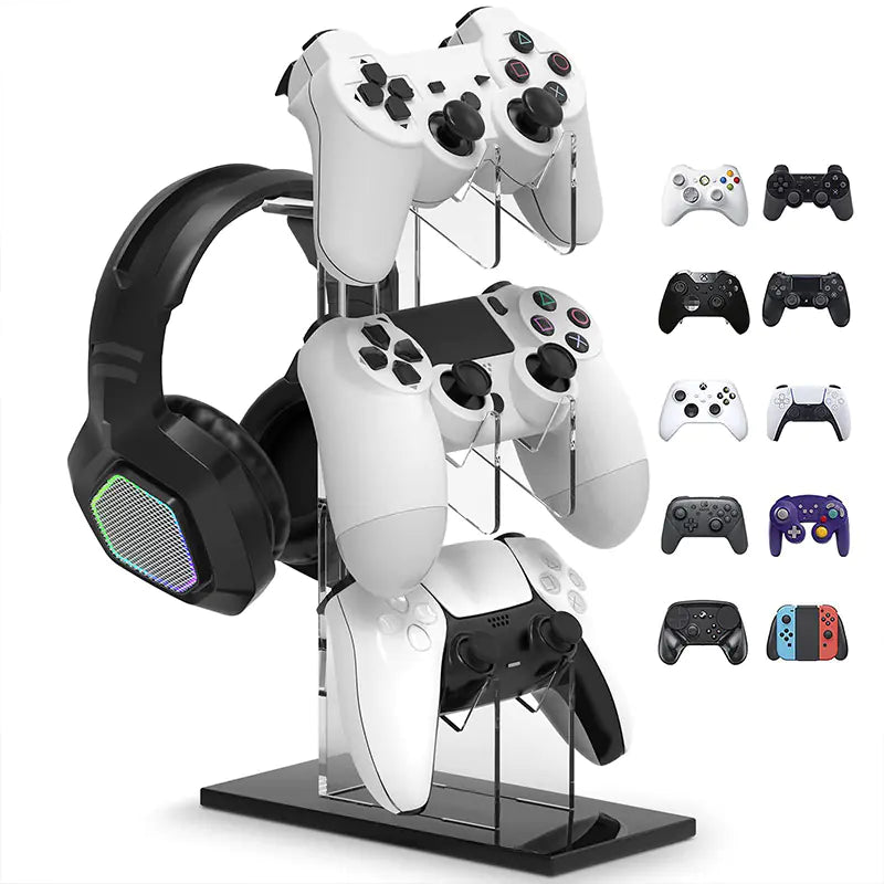 Headset Display Stand for PS5, PS4, PS3, PS2, Switch, Xbox